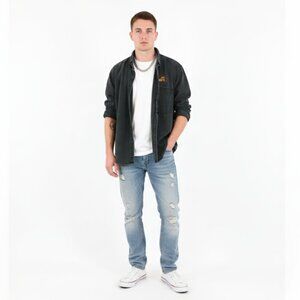 *Canada Sportswear Denim Button Down